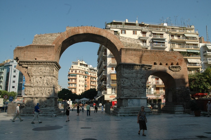Thessaloniki, Arch of Galerius, East façade