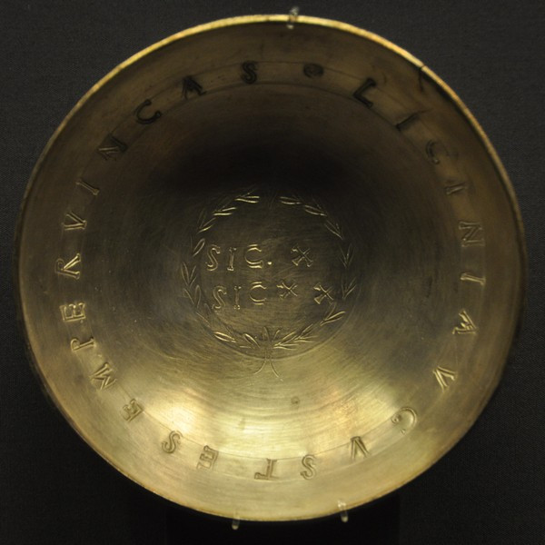 Niš, Silver dish of Licinius, commemorating his decenalia