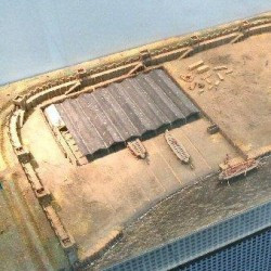 Haltern, River port, model