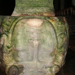 Constantinople, Basilica Cistern, head