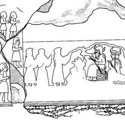 Kurangun, Relief, Drawing
