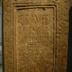Lincoln, Tombstone of Gaius Saufeius