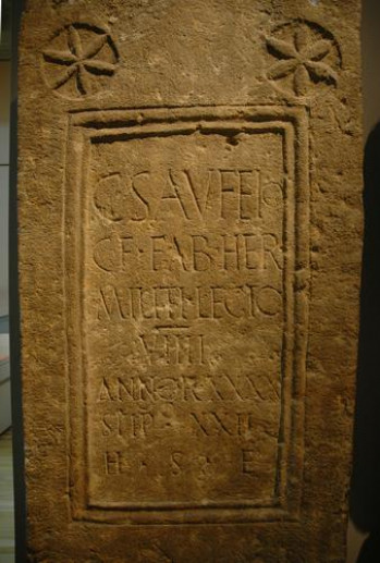 Lincoln, Tombstone of Gaius Saufeius