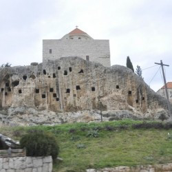 Rock tombs in Amioun