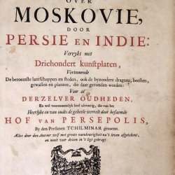 Frontispiece of "Reizen over Moskovië" (second edition)