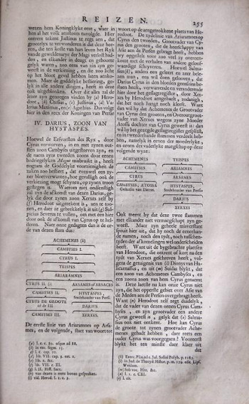 De Bruijn's account of the Persian kings