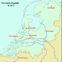 The Dutch Republic in 1672