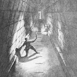 The "Great Gallery" of the Great Pyramid of Giza