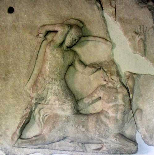 Belevi, Mausoleum, Frieze of a centauromachy