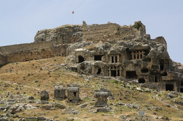 Tlos, Acropolis and tombs (with Ottoman fort)