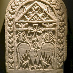 Phoenix on a Coptic tombstone