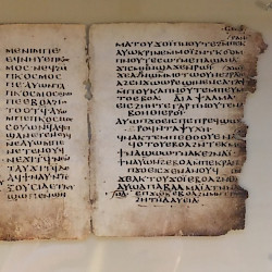 Coptic Bible Manuscript (Gospel of John and Psalms)