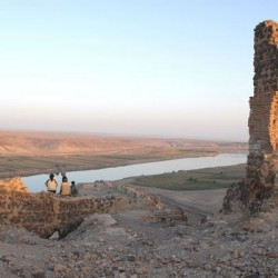 Zenobia, View across the Euphrates from the summit
