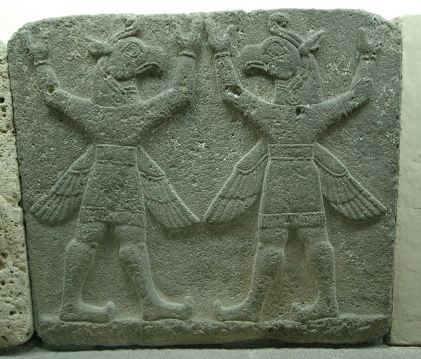 Karchemish, Neo-Hittite relief of two winged demons