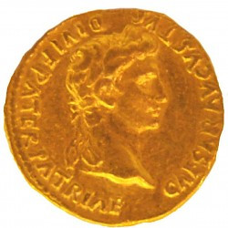 Kalkriese, Gold coin of Augustus
