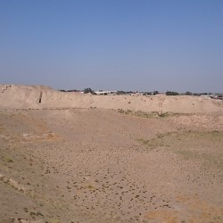 Afrosiab, Ruin of a wall