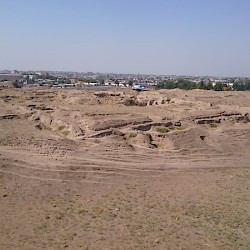Afrosiab, Ruin of a palace