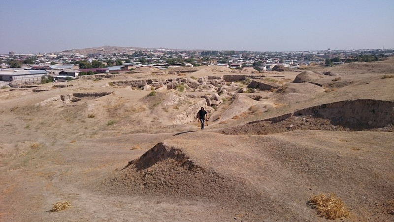 Afrosiab, Ruins
