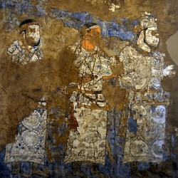Afrosiab, Ambassadors Fresco: western wall, delegates