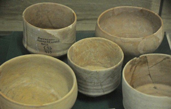 Afrosiab, Sogdian pottery