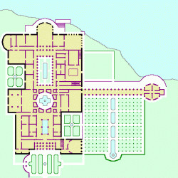 Laurentinum, Map of Pliny's estate