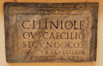 Como, Pliny's inscription (copy)