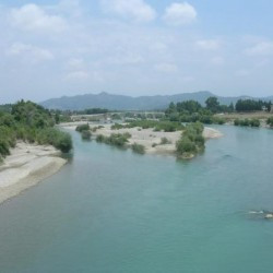The river Eurymedon, south of Aspendus