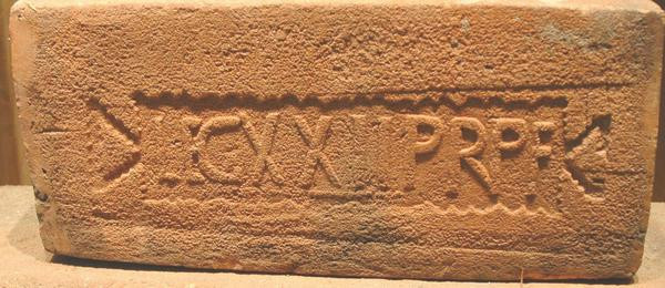 Tile of XXII Primigenia Pia Fidelis
