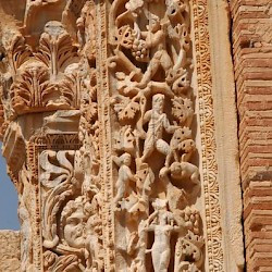 Lepcis, Severan Basilica, Column of Dionysus, top