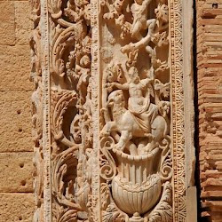 Lepcis, Severan Basilica, Column of Dionysus, bottom