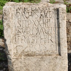 Apamea, Tombstone of an unknown soldier of II Parthica