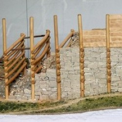 Model of a "Murus Gallicus"