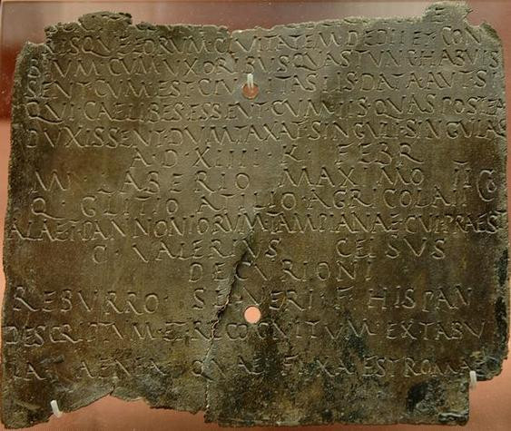 Diploma from Malpas (reverse)