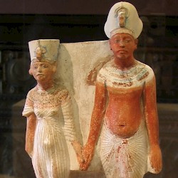 Nefertiti and Akhenaten