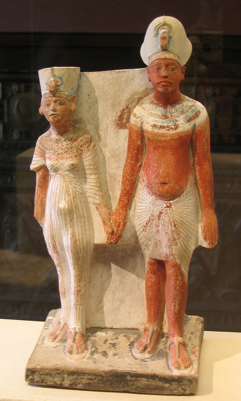 Nefertiti and Akhenaten