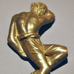 Alesia, Bronze figurine of a dying Gaul