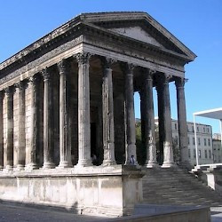Nemausus, Maison Carrée, from northwest