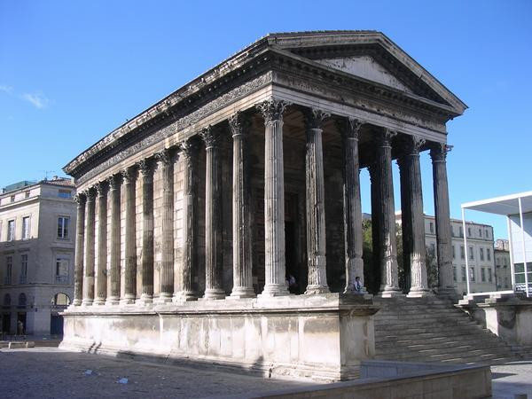 Nemausus, Maison Carrée, from northwest