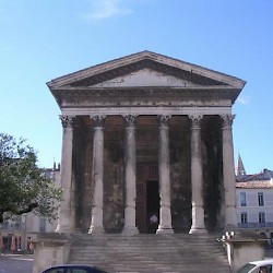Nemausus, Maison Carrée, from the north