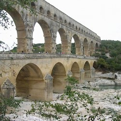 Pont du Gard from the southeast
