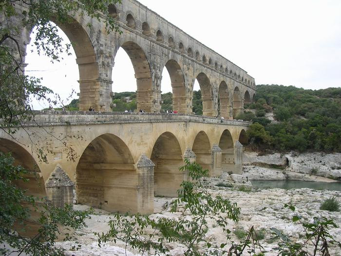 Pont du Gard from the southeast