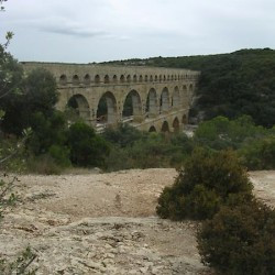 Pont du Gard from the west