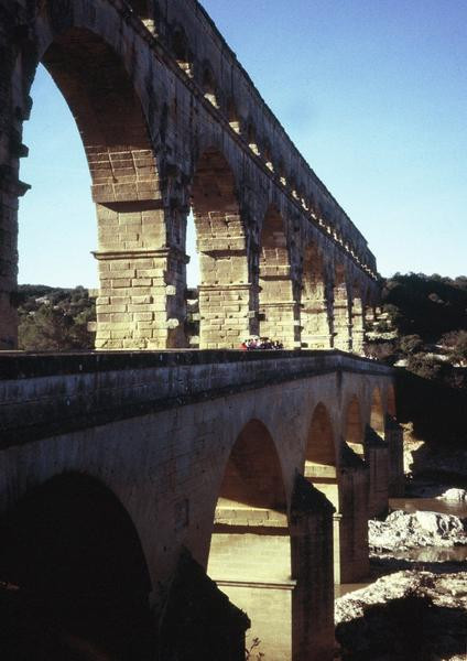 Pont du Gard from the southeast