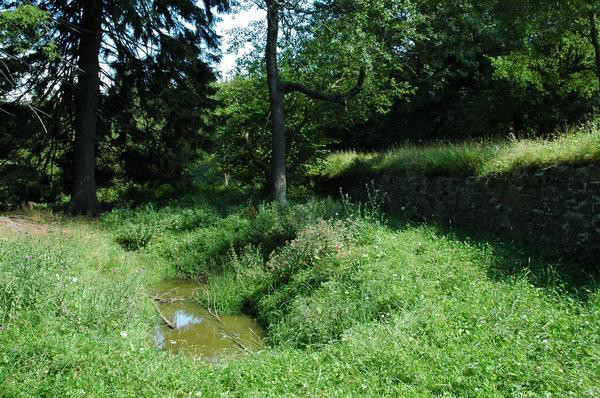 Feldberg, Northwestern wall and ditch