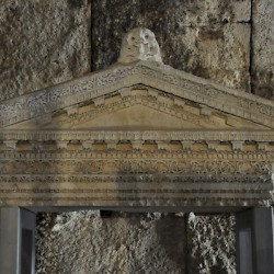 Baalbek, Pediment of a small sanctuary