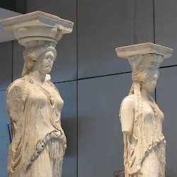 Athens, Acropolis, Erechtheion, the Caryatids