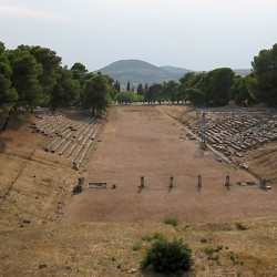 Epidauros, Stadion