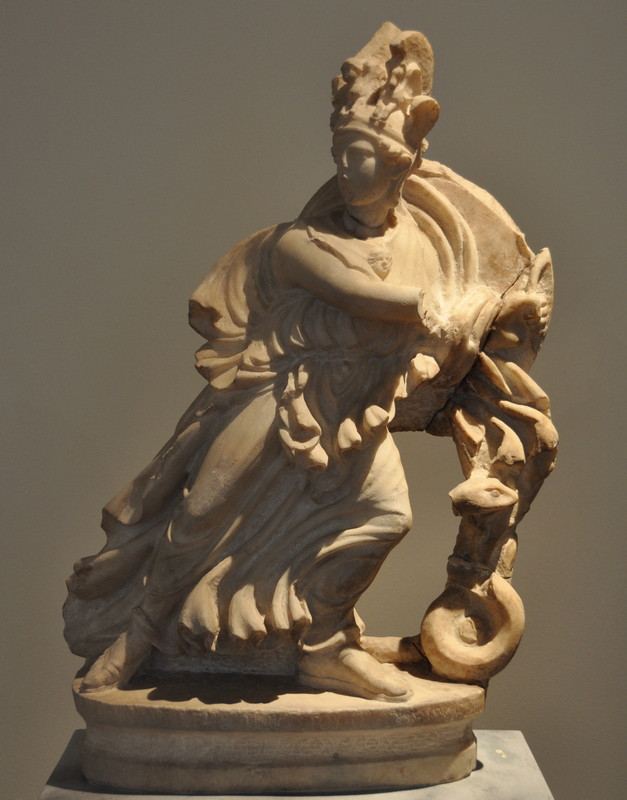Epidauros, Statue of Athena (based on the East Pediment of the Parthenon in Athens)