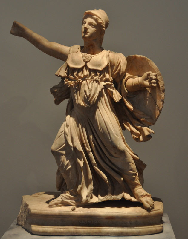 Epidauros, Statue of Athena (based on the West Pediment of the Parthenon in Athens)