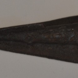 Olynthus, Arrowhead with inscription "from Philip"